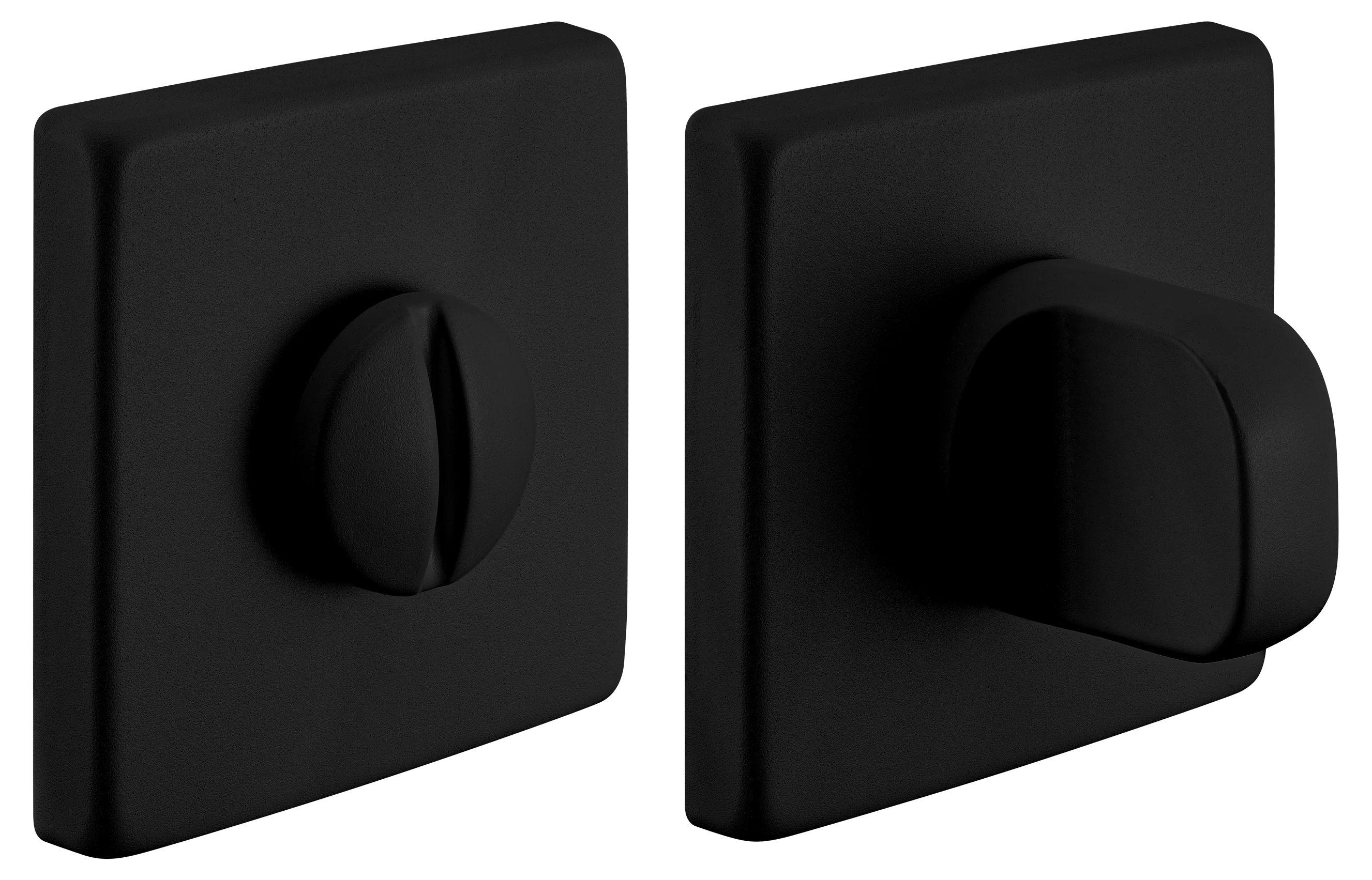 LUX-WC-S5 NERO, завертка дверная, цвет - черный фото купить Набережные Челны