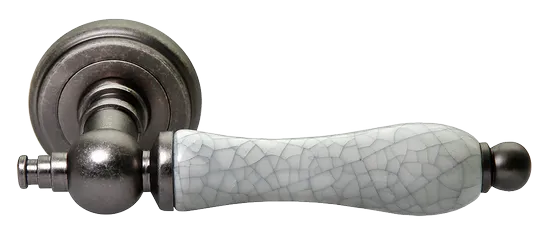 MART, ручка дверная MH-42-CLASSIC OMS/GR, цвет - старое мат.серебро/серый фото купить Набережные Челны