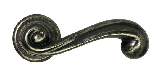 PLAZA, ручка дверная CC-1 FEA, цвет - состаренное серебро фото купить в Набережных Челнах