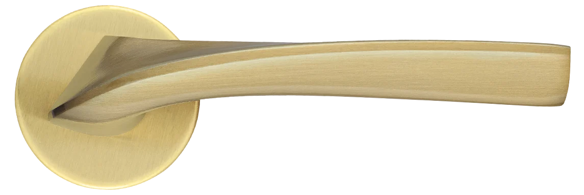 COMETA R5 OSA,  ручка дверная, цвет -  матовое золото фото купить в Набережных Челнах