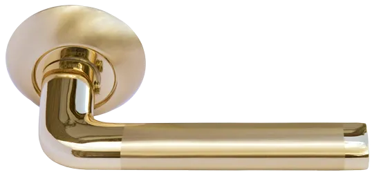 КОЛОННА, ручка дверная MH-03 SG/GP, цвет - мат.золото/золото фото купить Набережные Челны