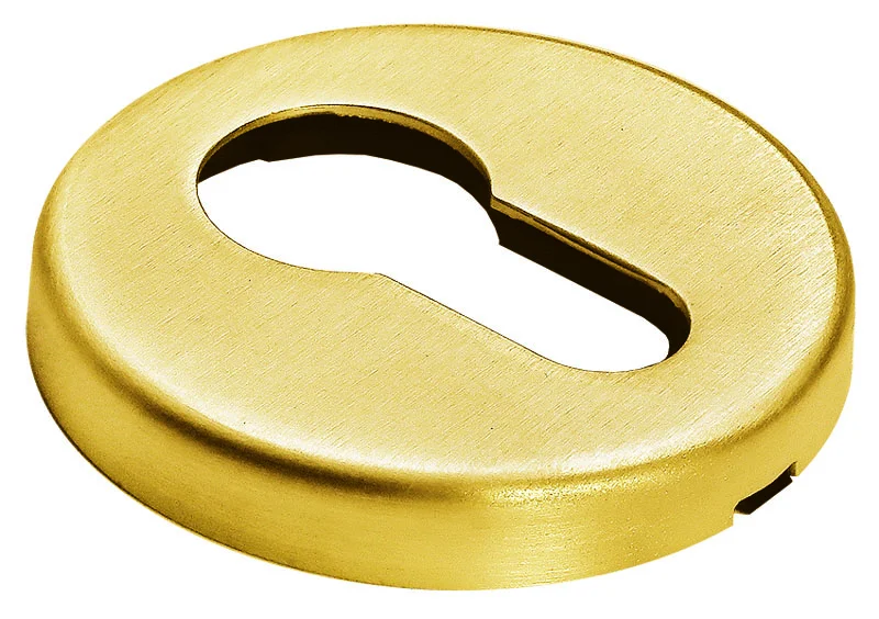 LUX-KH-R5 OSA, накладка на евроцилиндр, цвет - матовое золото фото купить Набережные Челны