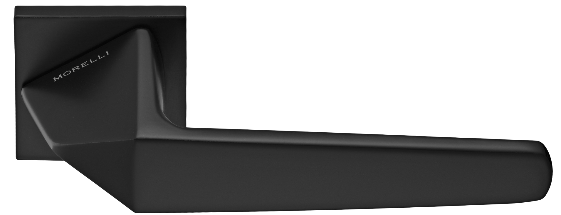 SOUK ручка дверная на квадратной розетке 6 мм, MH-55-S6 BL, цвет - черный фото купить Набережные Челны