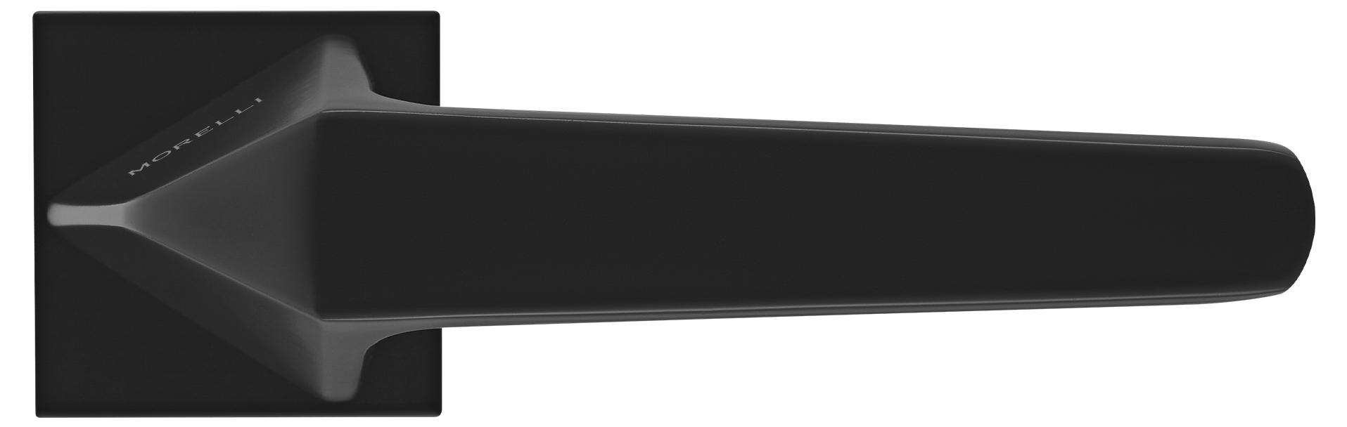 SOUK ручка дверная на квадратной розетке 6 мм, MH-55-S6 BL, цвет - черный фото купить в Набережных Челнах