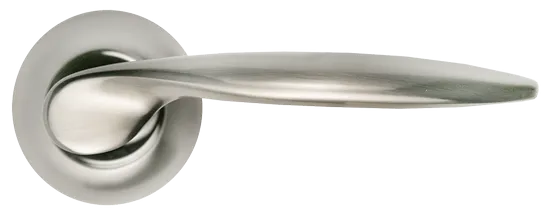 ПОРТАЛ, ручка дверная MH-07 SN, цвет - белый никель фото купить в Набережных Челнах
