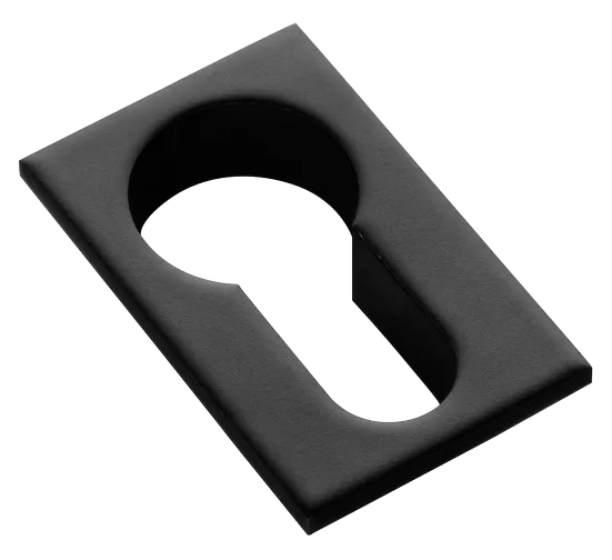LUX-KH-SM NERO, накладка на евроцилиндр, цвет - черный фото купить Набережные Челны