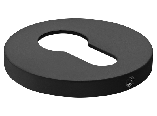 Накладка на ключевой цилиндр, на круглой розетке 6 мм, MH-KH-R6 BL, цвет - чёрный фото купить Набережные Челны