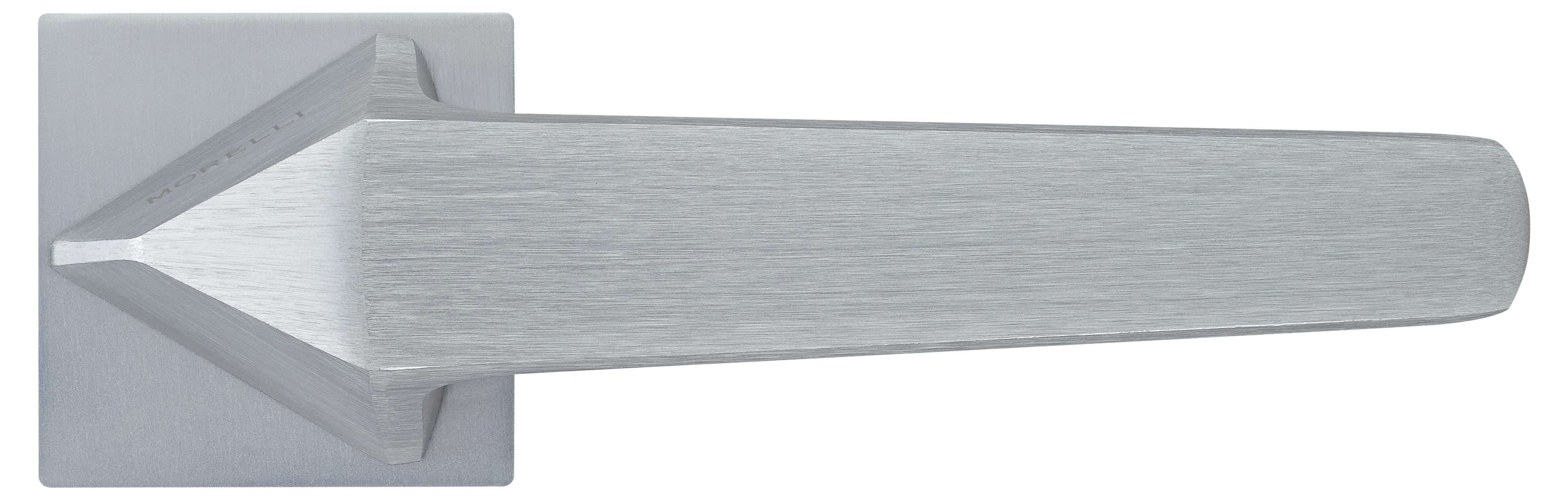 SOUK ручка дверная  на квадратной розетке 6 мм, MH-55-S6 SSC, цвет - суперматовый хром фото купить в Набережных Челнах