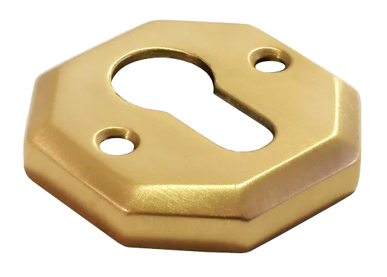 LUX-KH-Y OSA, накладка на евроцилиндр, цвет - матовое золото фото купить Набережные Челны
