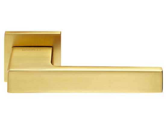 LOT ручка дверная на квадратной розетке 6 мм MH-56-S6 MSG, цвет - мат.сатинированное золото фото купить Набережные Челны